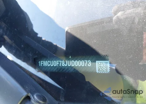 2018 Ford Escape S из США, поврежденный, VIN 1FMCU0F78JUD00073